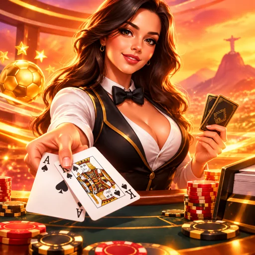 Blackjack ao vivo com dealers profissionais